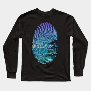Fuji Fingerprint Long Sleeve T-Shirt